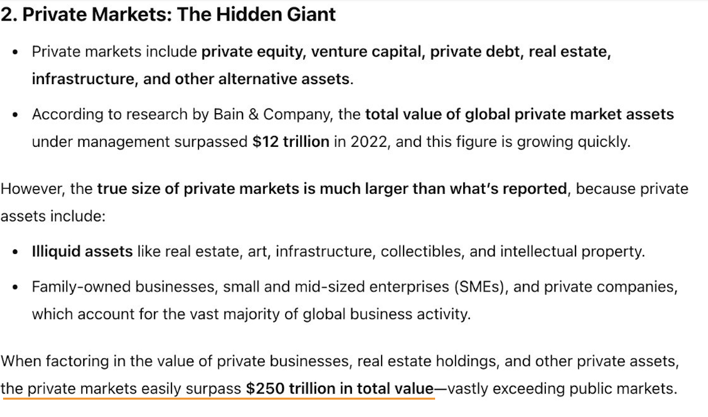 private markets hidden giant