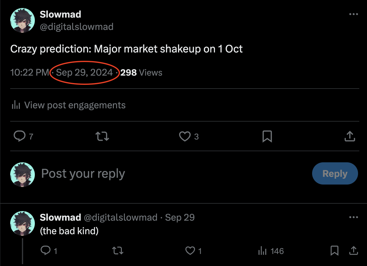 slowmad 1 oct call