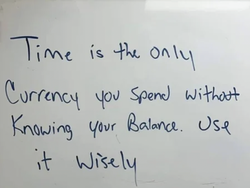 time is currency