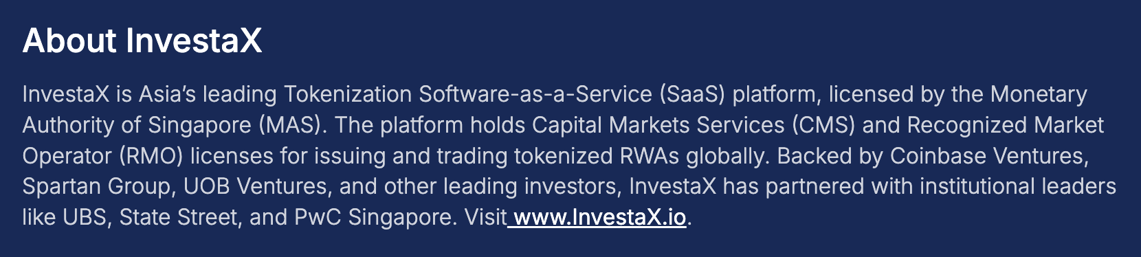 what is investax